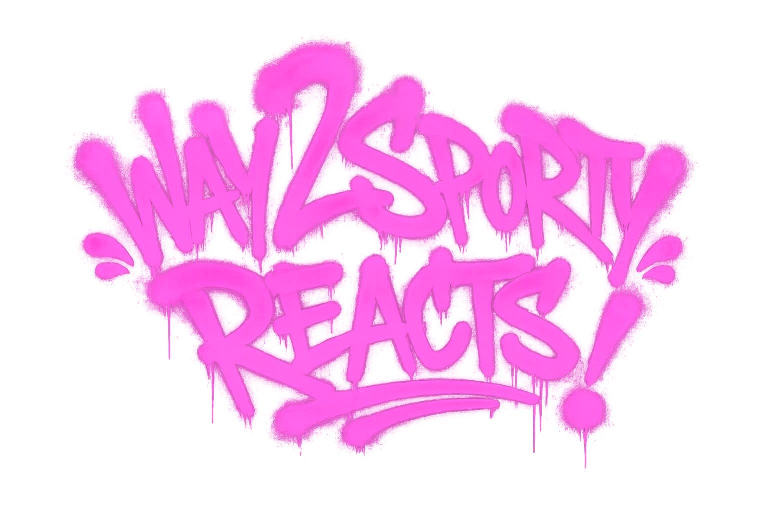Way2sportyReacts graffiti logo